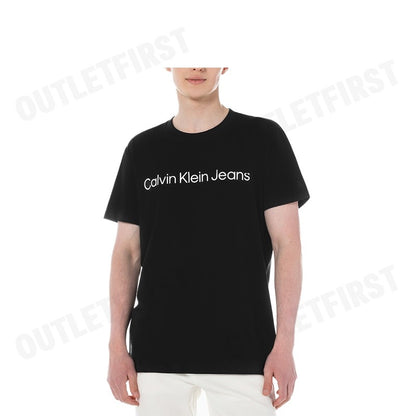 CALVIN KLEIN JEANS รุ่น INSTITUTIONAL LOGO CLASSIC T-SHIRT CODE: J321612 BEH เสื้อยืดคอกลม เสื้อยืดแขนสั้น เสื้อผู้ชาย
