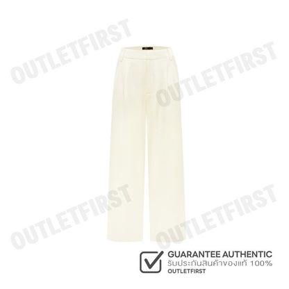 G2000 รุ่น WOMEN RELAXED STRAIGHT LEG PANTS CODE: 43266003 04 กางเกงขายาวผู้หญิง กางเกงสีครีม กางเกงจีทูเทาซัน