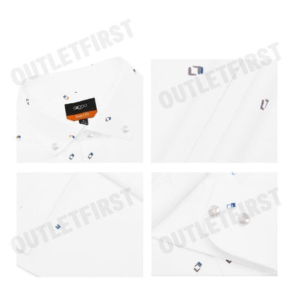 G2000 รุ่น MEN'S CASUAL LONG SLEEVE SHIRT CODE: 46120822 00 เสื้อเชิ้ตแขนยาว เสื้อผู้ชาย สีขาว