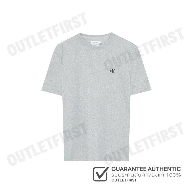 CALVIN KLEIN รุ่น ARCHIVE LOGO RELAXED CREWNECK T-SHIRT CODE: 40HM229 P79 เสื้อยืดคอกลม เสื้อผู้ชาย สีเทา