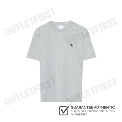 CALVIN KLEIN รุ่น ARCHIVE LOGO RELAXED CREWNECK T-SHIRT CODE: 40HM229 P79 เสื้อยืดคอกลม เสื้อผู้ชาย สีเทา