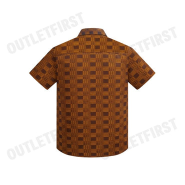 GUY LAROCHE รุ่น MAN'S SHORT SLEEVES SHIRT CODE: BAC9203W3BR เสื้อเชิ้ต เสื้อแขนสั้น เสื้อผู้ชาย