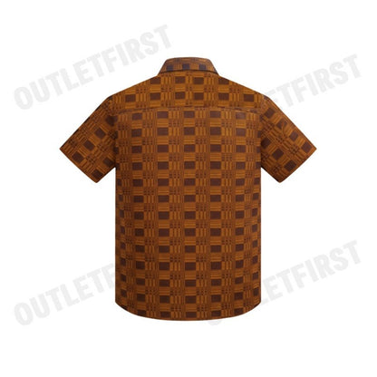 GUY LAROCHE รุ่น MAN'S SHORT SLEEVES SHIRT CODE: BAC9203W3BR เสื้อเชิ้ต เสื้อแขนสั้น เสื้อผู้ชาย