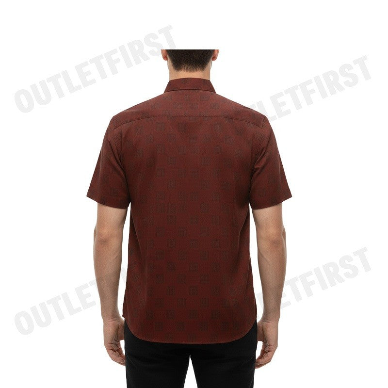 GUY LAROCHE รุ่น MAN'S SHORT SLEEVES SHIRT CODE: BAC9207W3RE เสื้อเชิ้ต เสื้อแขนสั้น เสื้อผู้ชาย
