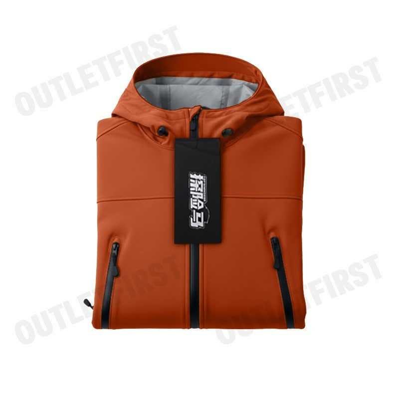 TOPSIMHORSE รุ่น ROCK CLIMBING & BOULDERING JACKETS CODE: 832 ORANGE เสื้อกันลมกันฝน เสื้อแจ็คเก็ต เสื้อแขนยาว ลุยหิมะ