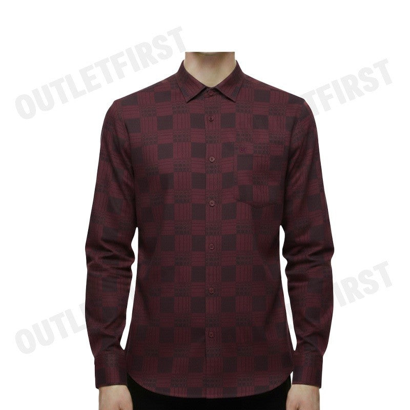 GUY LAROCHE รุ่น MAN'S LONG SLEEVES SHIRT CODE: BAB9203S4RE เสื้อเชิ้ต เสื้อแขนยาว เสื้อผู้ชาย