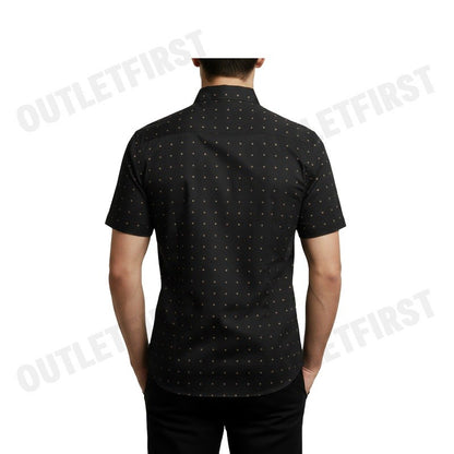 GUY LAROCHE รุ่น MAN'S SHORT SLEEVES SHIRT CODE: BAC5220P4BL เสื้อเชิ้ต เสื้อแขนสั้น เสื้อผู้ชาย