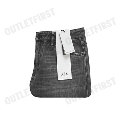 ARMANI EXCHANGE รุ่น WOMEN'S CROPPED BOYFRIEND JEANS CODE: 6DYJ16 Y18OZ 0903 กางเกงยีนส์ผู้หญิง กางเกงอมานี่ สีเทา