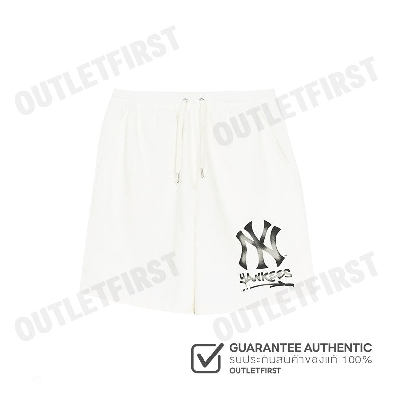 MLB รุ่น UNISEX BASIC STREET BIG LOGO 9 SHORTS CODE: 3ASPB0253 50CRS กางเกงขาสั้นผู้ชาย กางเกง กางเกงเอ็มแอลบี