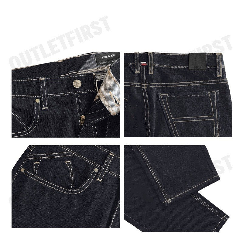 JOHN HENRY รุ่น MEN'S REGULAR FIT JEANS (DARK INDIGO) CODE: JH S325MPTRG41 กางเกงยีนส์ผู้ชาย กางเกงจอน กางเกงขายาว