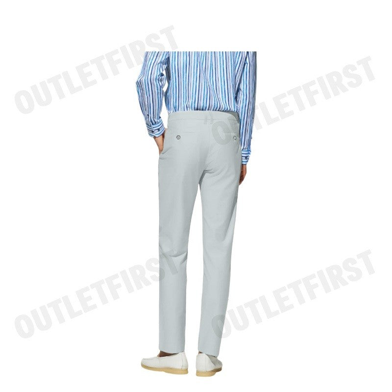 G2000 รุ่น COTTON BLEND SLIM TAPERED FIT TWILL CASUAL PANTS CODE: 5116100791 กางเกงสแล็คผู้ชาย ขายาว ทำงาน