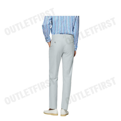 G2000 รุ่น COTTON BLEND SLIM TAPERED FIT TWILL CASUAL PANTS CODE: 5116100791 กางเกงสแล็คผู้ชาย ขายาว ทำงาน