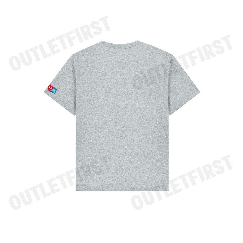PLAY COMME DES GARÇONS รุ่น WOMEN T-SHIRT CODE: AZ-T327 (GREY) เสื้อยืดคอกลมผู้หญิง เสื้อหัวใจแดง เสื้อแขนสั้น