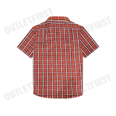 GUY LAROCHE MAN'S SHORT SLEEVES SHIRT COLOR ORANGE CODE: BAC1202S3OR