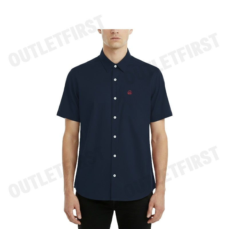 ARROW รุ่น MEN'S SHORT SLEEVES SMART FIT SHIRT CODE: MACM710S3CSNV เสื้อเชิ้ต เสื้อแขนสั้น เสื้อเชิ้ตผู้ชาย