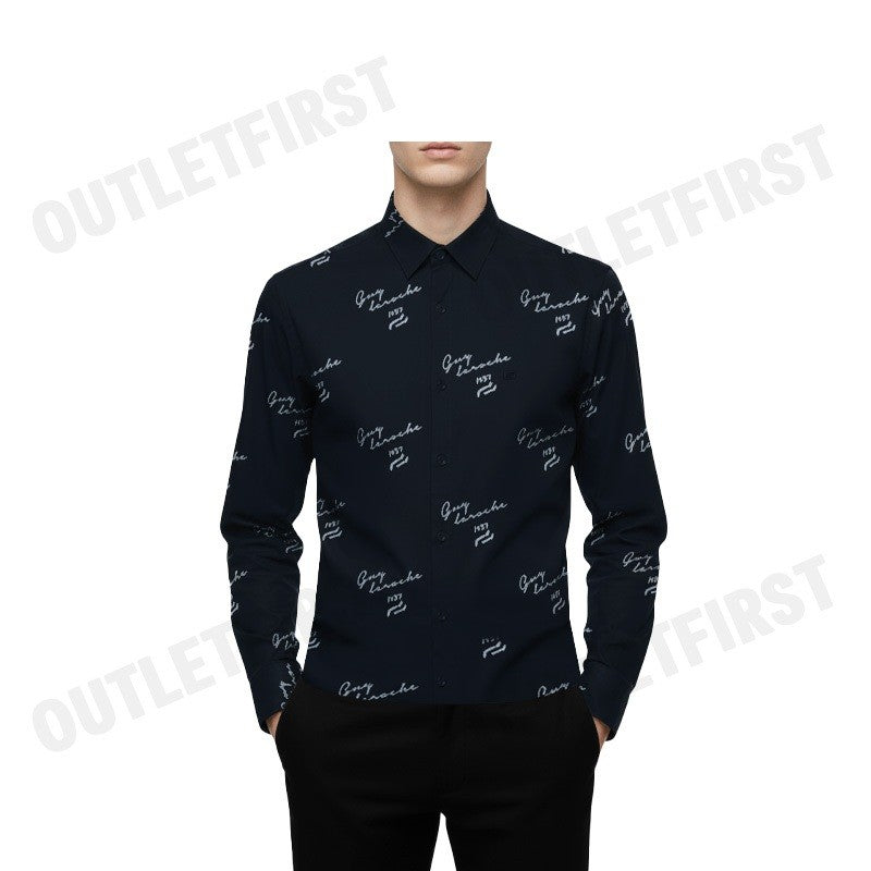 GUY LAROCHE รุ่น MAN'S LONG SLEEVES SHIRT CODE: BAB5223P4NV เสื้อเชิ้ต เสื้อแขนยาว เสื้อเชิ้ตผู้ชาย