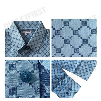 GUY LAROCHE รุ่น MAN'S LONG SLEEVES SHIRT CODE: BAB9200W3TU เสื้อเชิ้ต เสื้อแขนยาว เสื้อผู้ชาย