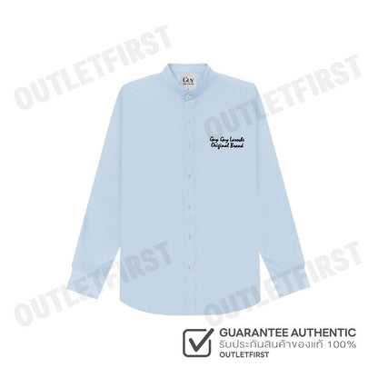 GUY LAROCHE รุ่น STAND COLLAR SLIM FIT SHIRT CODE: DAC6260P3BU เสื้อเชิ้ต เสื้อแขนยาว เสื้อผู้ชาย