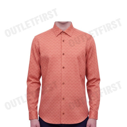 GUY LAROCHE รุ่น MAN'S LOGO LONG SLEEVES SHIRT CODE: BAB9208S3OR เสื้อเชิ้ต เสื้อแขนยาว เสื้อผู้ชาย