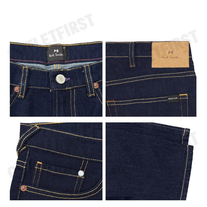 PS PAUL SMITH รุ่น MEN'S TAPERED FIT JEANS CODE: M2R 301Z P21841 R กางเกงยีนส์ กางเกงผู้ชาย กางเกงพอลสมิธ