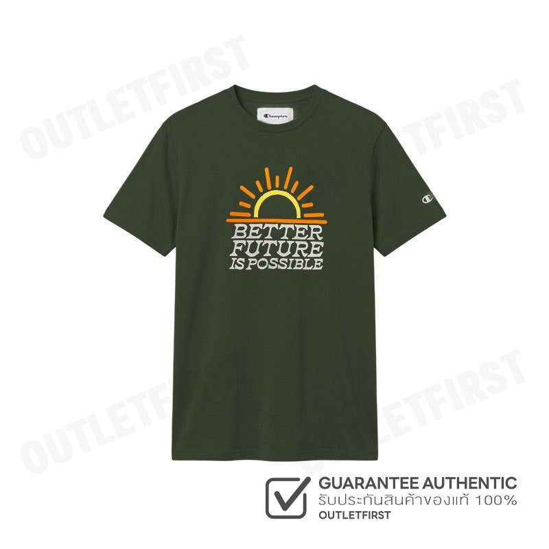 CHAMPION รุ่น MAN'S SS TEE CODE: 220757 GS128 เสื้อยืดคอกลม เสื้อยืดคอกลมผู้ชาย เสื้อยืดแชมเปี่ยน