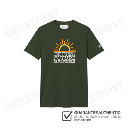 CHAMPION รุ่น MAN'S SS TEE CODE: 220757 GS128 เสื้อยืดคอกลม เสื้อยืดคอกลมผู้ชาย เสื้อยืดแชมเปี่ยน