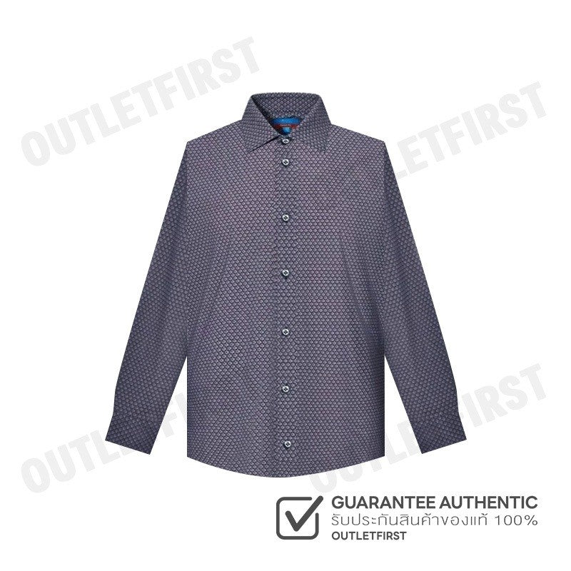 G2000 MEN'S FORMAL LONG SLEEVE SHIRT IN SMART FIT COLOR BLACK INK CODE: 4312701298