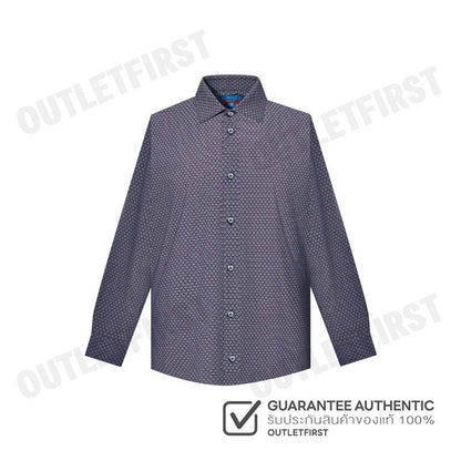 G2000 MEN'S FORMAL LONG SLEEVE SHIRT IN SMART FIT COLOR BLACK INK CODE: 4312701298