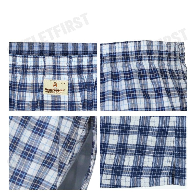 HUSH PUPPIES  MEN'S BOXER SHORTS SLEEPWEAR COLOR NAVY CODE: HU H3W283 (NAVY)