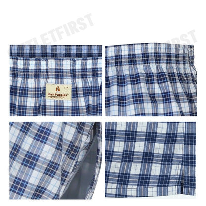HUSH PUPPIES  MEN'S BOXER SHORTS SLEEPWEAR COLOR NAVY CODE: HU H3W283 (NAVY)