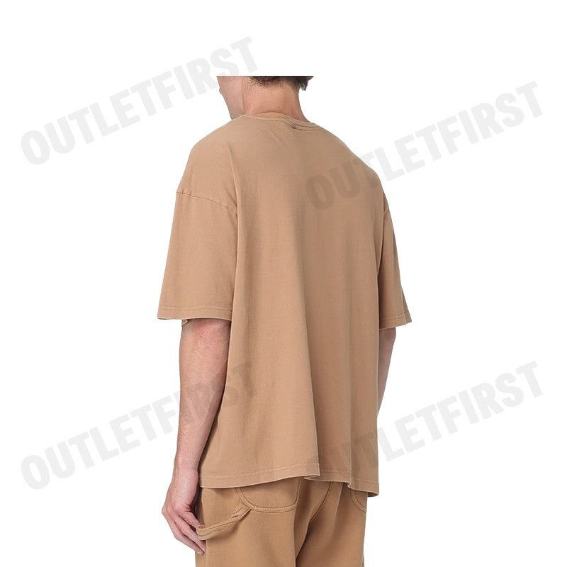 CHAMPION CREWNECK T-SHIRT COLOR SAND CODE: 220512 MS034