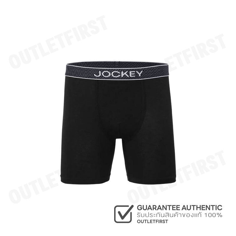 JOCKEY รุ่น UNDERWEAR EXTRA DRY BOXER TRUNK CODE: KU 1907 (BLACK) กางเกงชั้นในผู้ชาย กางเกงในบ็อกเซอร์ กางเกงจ็อคกี้