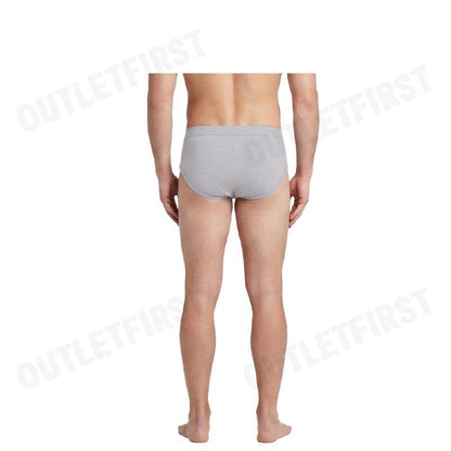 JOCKEY รุ่น MAN'S SEAMLESS WAISTBAND BRIEFS 2 PACK CODE: KU 1550N (GREY) กางเกงชั้นใน กางเกงชั้นในผู้ชาย กางเกงจ็อคกี้