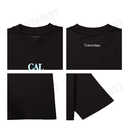 CALVIN KLEIN JEANS รุ่น OVERSIZED BOLD LOGO T-SHIRT CODE: 47C818G UB1 เสื้อยืดคอกลม เสื้อยืดผู้หญิง เสื้อยืดสีดำ