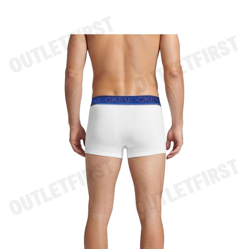 JOCKEY MEN'S COOLING JADE TRUNK COLOR WHITE CODE: KU 1978 (WHITE)