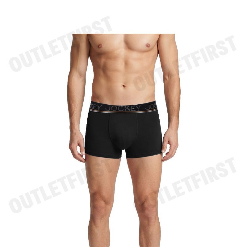 JOCKEY รุ่น MEN'S COOLING JADE TRUNK CODE: KU 1978 (BLACK) กางเกงชั้นในผู้ชาย กางเกงในบ็อกเซอร์ กางเกงจ็อคกี้