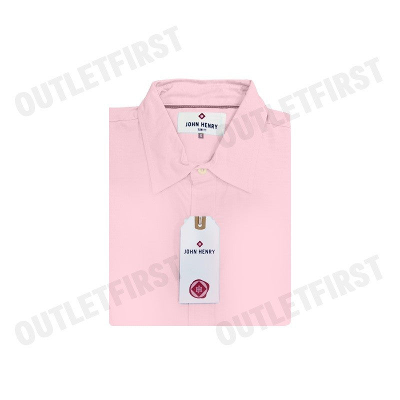JOHN HENRY รุ่น MEN'S SHORT SLEEVES SLIM FIT SHIRT (ORANGE) CODE: JH F424MSSSM40 เสื้อเชิ้ต เสื้อแขนสั้น เสื้อผู้ชาย