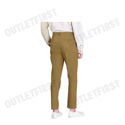 JOHN HENRY รุ่น MEN'S SLIM FIT PANTS (KHAKI) CODE: JH F124MPTSM01 กางเกงขายาว กางเกงผู้ชาย กางเกงทำงาน