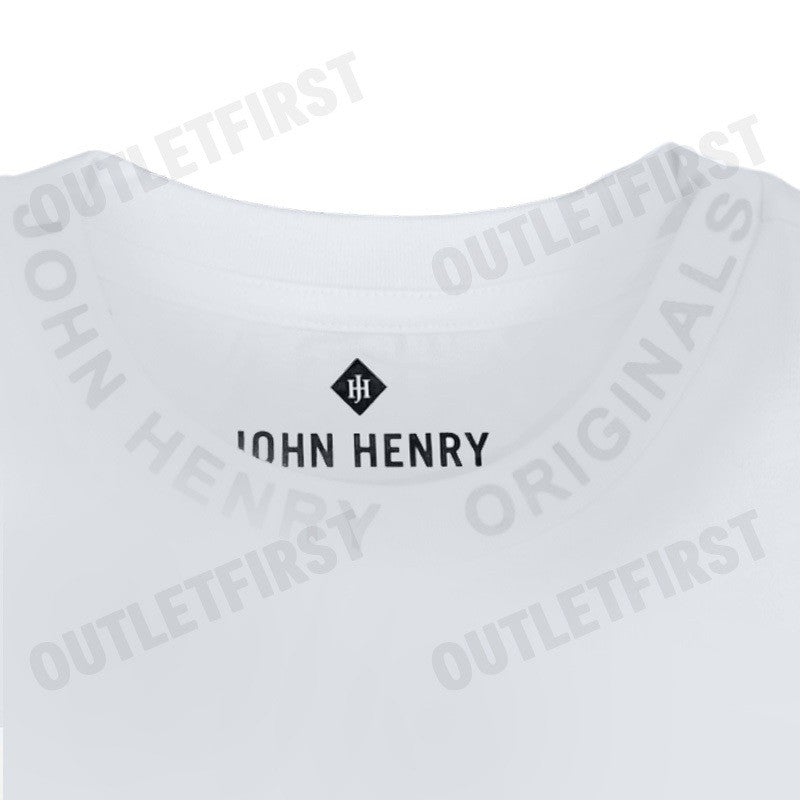 JOHN HENRY รุ่น MEN'S SLIM FIT T-SHIRT (GREY) CODE: JH F324MTSSM28 เสื้อยืดคอกลม เสื้อยืดผู้ชาย เสื้อยืดแขนสั้น