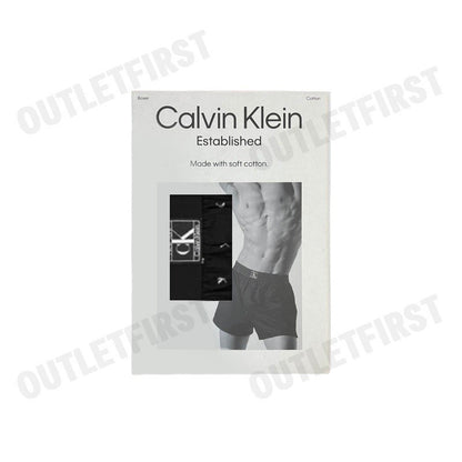 CALVIN KLEIN รุ่น MEN'S CK 1996 COTTON BOXER CODE: NM2654 PCS กางเกงขาสั้นผู้ชาย บ๊อกเซอร์ กางเกงในผู้ชาย