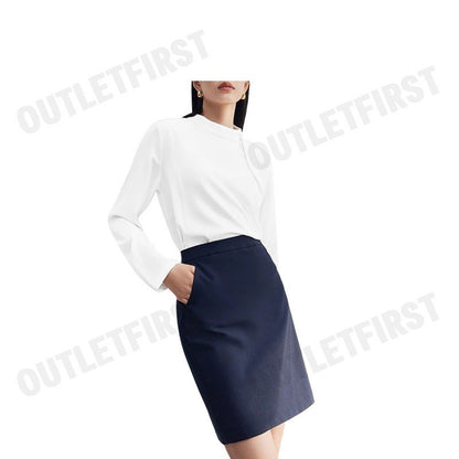 G2000 รุ่น WOMEN'S REGULAR FIT BLOUSE CODE: 46241181 01 เสื้อเบลาส์ เสื้อผู้หญิง เสื้อสีขาว