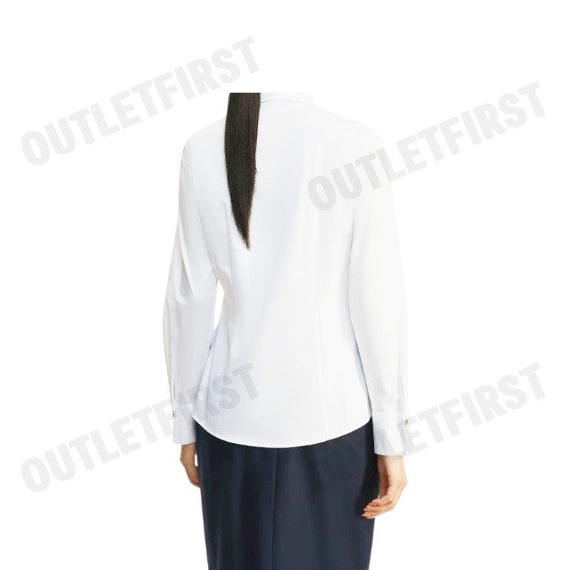 G2000 รุ่น WOMEN'S SLIM FIT SHIRT CODE: 46223183 00 เสื้อเชิ้ตแขนยาว เสื้อผู้หญิง เสื้อสีขาว
