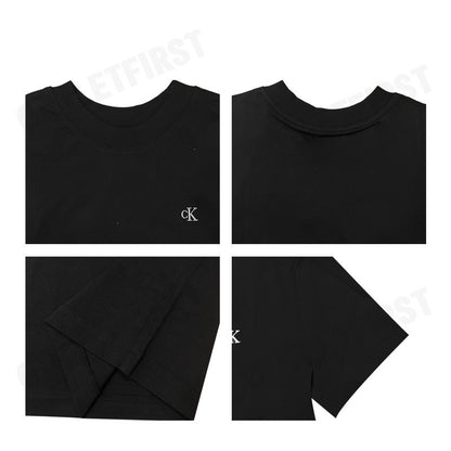 CALVIN KLEIN รุ่น WOMEN'S ARCHIVE LOGO TEE CODE: 40WH105 UB1 เสื้อยืดคอกลม เสื้อผู้หญิง เสื้อสีดำ