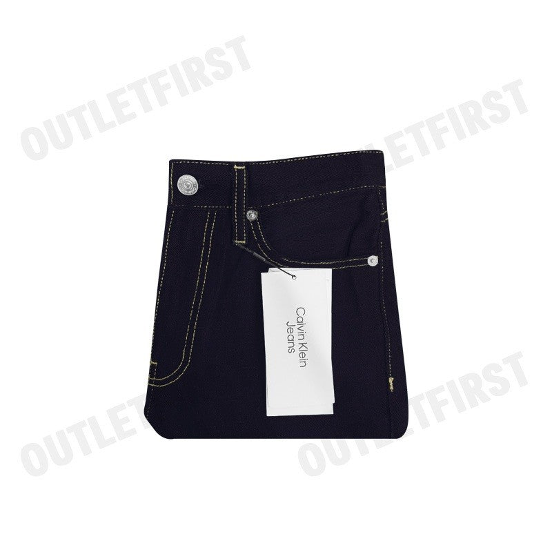 CALVIN KLEIN JEANS รุ่น WOMEN'S AUTHENTIC SLIM STRAIGHT JEANS CODE: J224669 1BJ กางเกงยีนส์ผู้หญิง กางเกงขายาว กางเกงCK