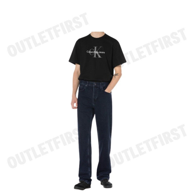 CALVIN KLEIN JEANS รุ่น MEN'S SIGNATURE 90S STRAIGHT FIT CODE: 40EM716 EF7 กางเกงยีนส์ กางเกงผู้ชาย  กางเกง