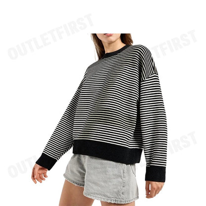 ARMANI EXCHANGE  รุ่น WOMEN'S SWEATER CODE: 6DYM1N YM1TZ 21DC เสื้อสเวตเตอร์ผู้หญิง เสื้อแขนยาว เสื้อสีดำ