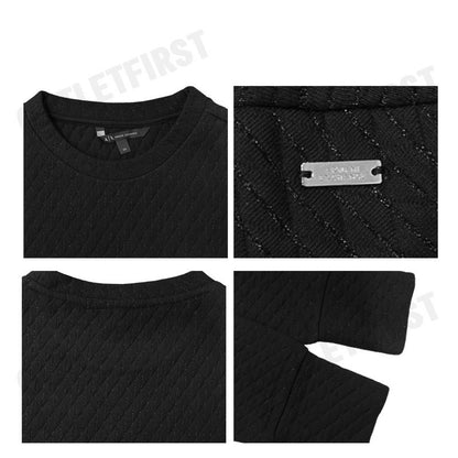 ARMANI EXCHANGE รุ่น SWEATSHIRT WITH ROUND NECK AND MAXI PRINT ON THE BACK CODE: 6DYM44 YJHHZ 1200 เสื้อสเวตเตอร์ผู้หญิง