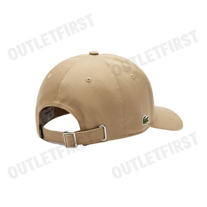 LACOSTE รุ่น UNISEX 3D EMBROIDERED BASEBALL CAP CODE: RK0342 10 02S หมวกแก็ป หมวกเบสบอล หมวกลาคอส