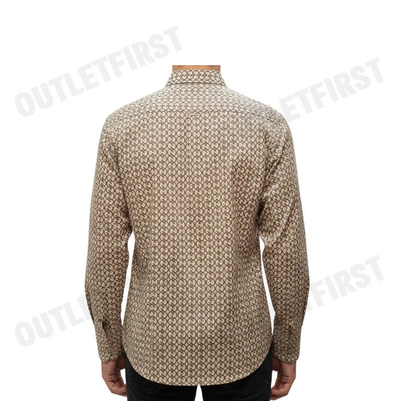 GUY LAROCHE รุ่น MAN'S LONG SLEEVES SHIRT CODE: BAB5224P4BR เสื้อเชิ้ต เสื้อแขนยาว เสื้อผู้ชาย
