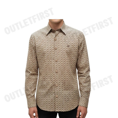 GUY LAROCHE รุ่น MAN'S LONG SLEEVES SHIRT CODE: BAB5224P4BR เสื้อเชิ้ต เสื้อแขนยาว เสื้อผู้ชาย